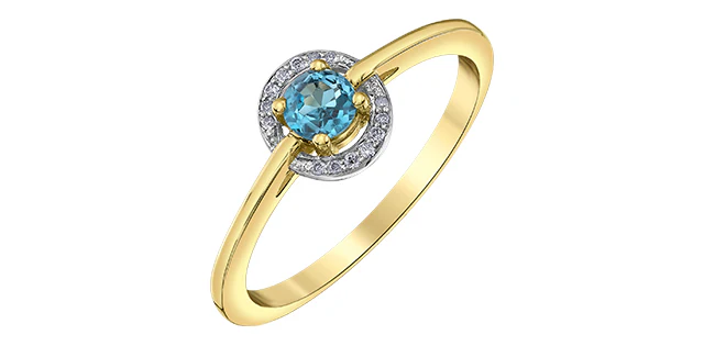 Blue Topaz Rings